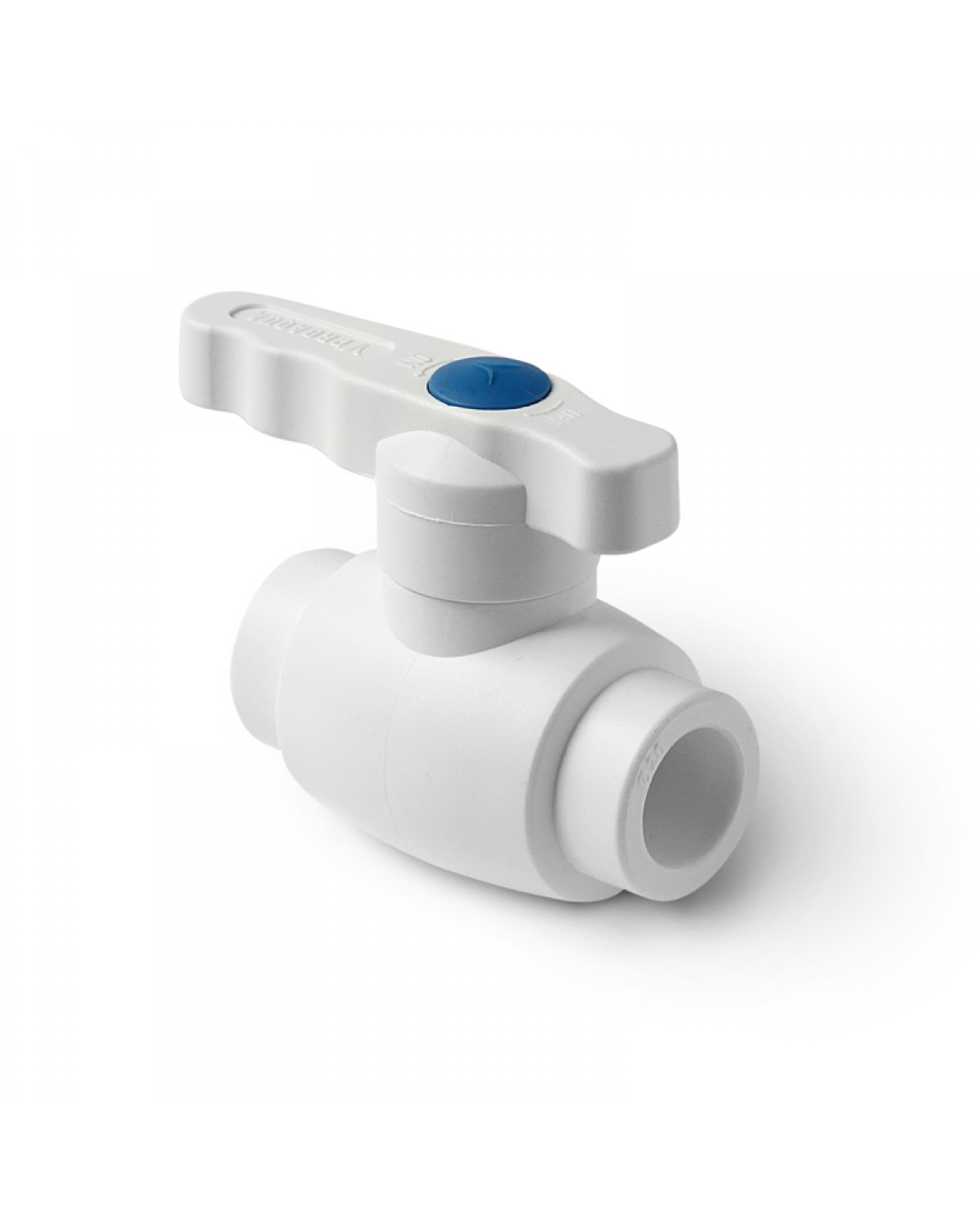 Кран шаровый PP-R белый 20мм RTP 31460