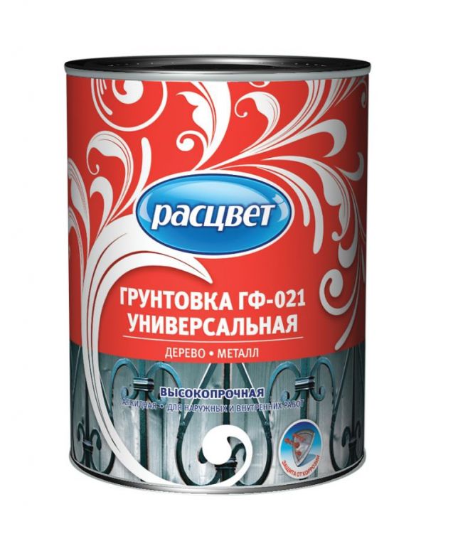 Грунтовка универсальная серая 0,9кг РАСЦВЕТ ГФ-021 134890