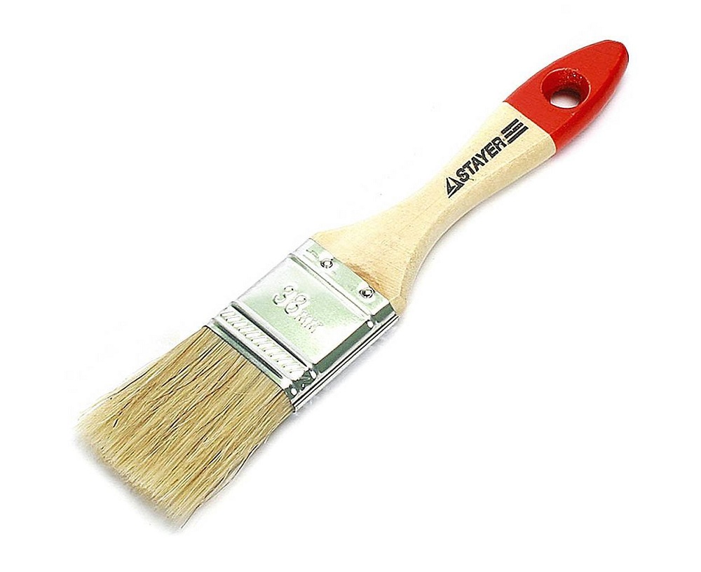 Кисть плоская натуральная 38мм STAYER 0101-038