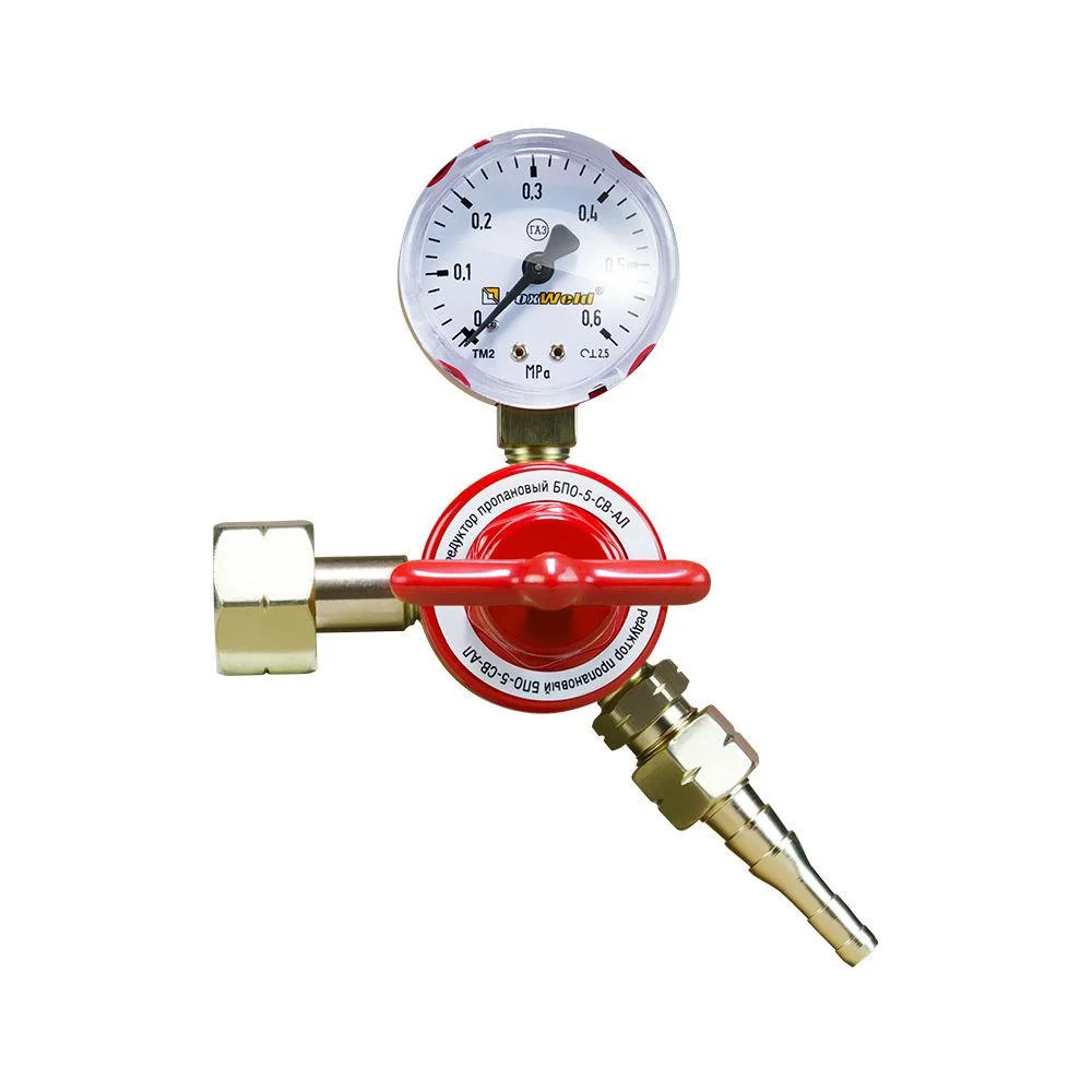 Редуктор пропановый с датчиком FOXWELD БПО-5-СВ-АЛ