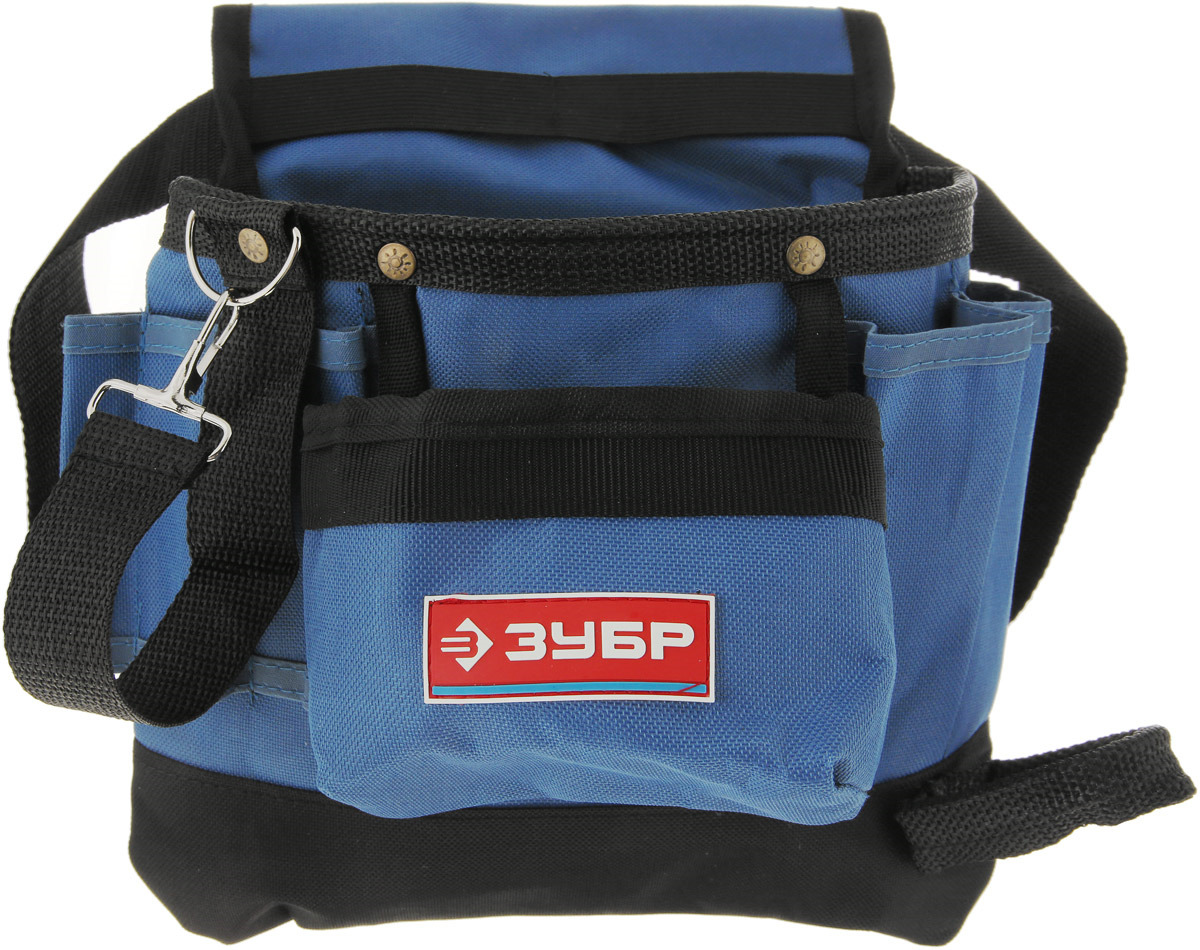 Пояс-сумка 9 карманов держатель для молотка ЗУБР 38632