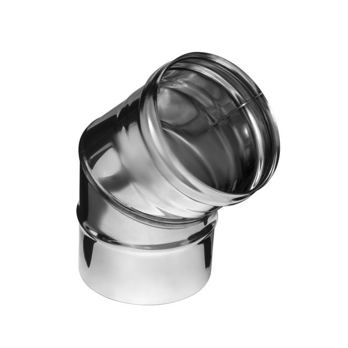 Колено н/ж T=0,5мм D=100мм угол=135 FERRUM