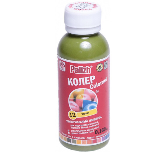 Колеровочная паста ПАЛИТРА №12 хаки 100мл