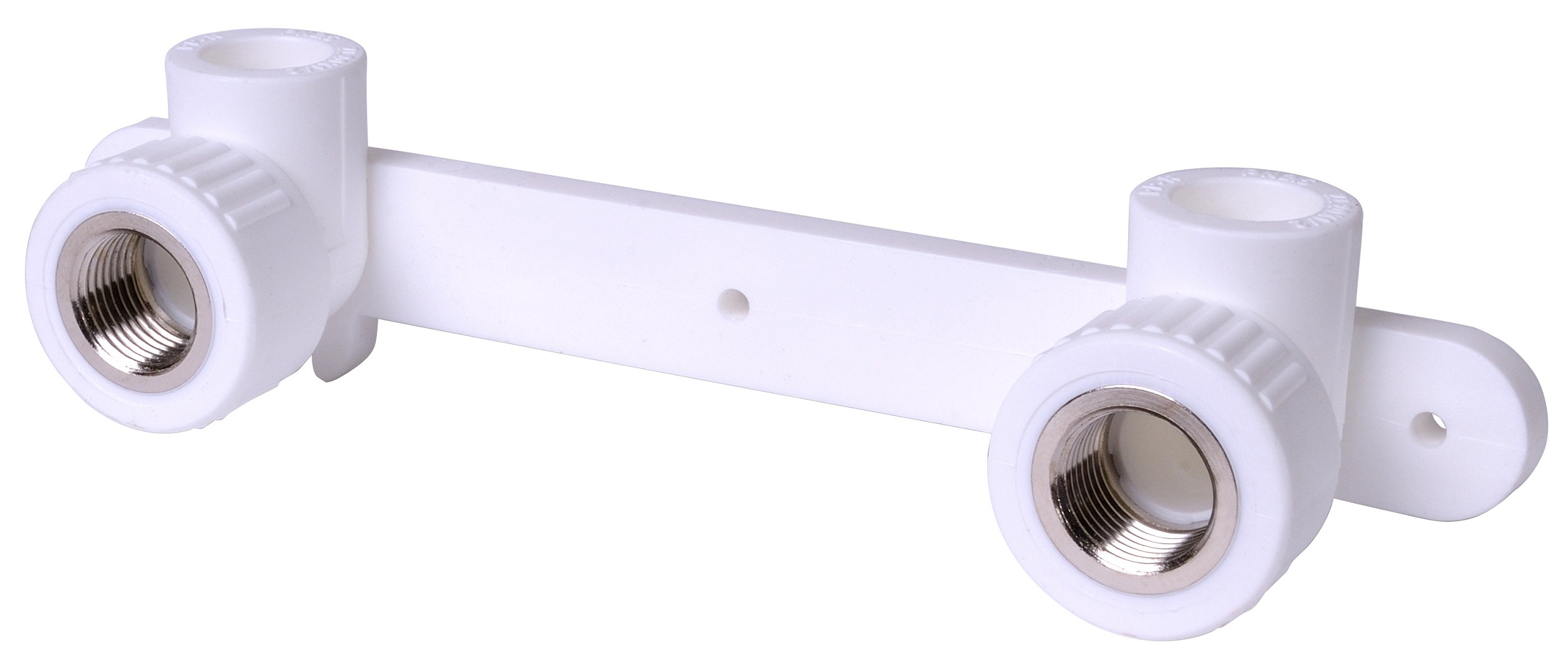 Настенный комплект PP-R для смесителя белый 20мм х 1/2" RTP