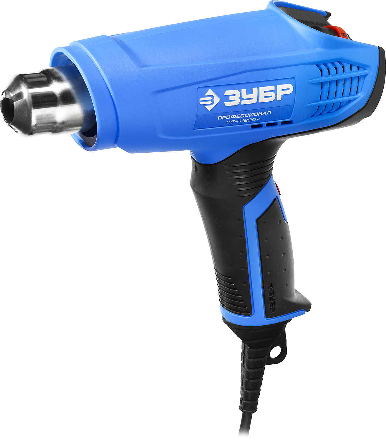 Фен строительный 1800Вт ЗУБР ПРОФЕССИОНАЛ ФТ-П1800 К код 80106