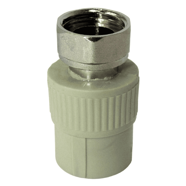 Муфта PP-R с накидной гайкой серая 20мм х 1/2" RTP ( 37229 )