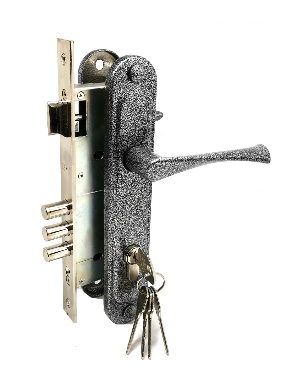 Замок врезной Зенит ЗВ4-85.3(серебро) 14776