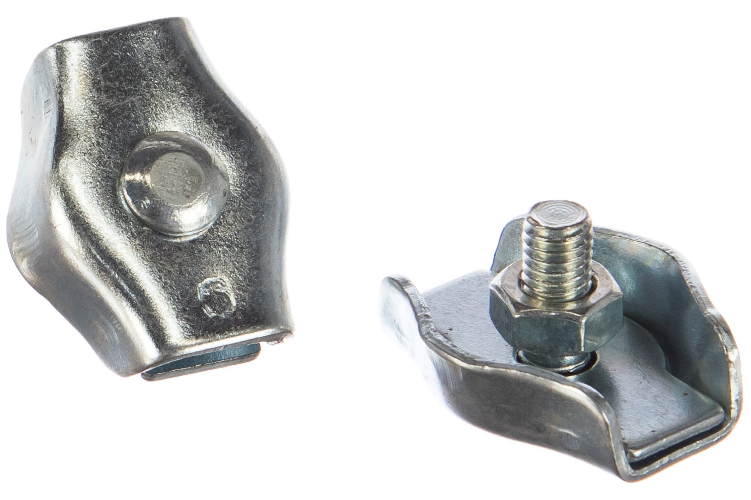 Зажим троса одинарный 6мм