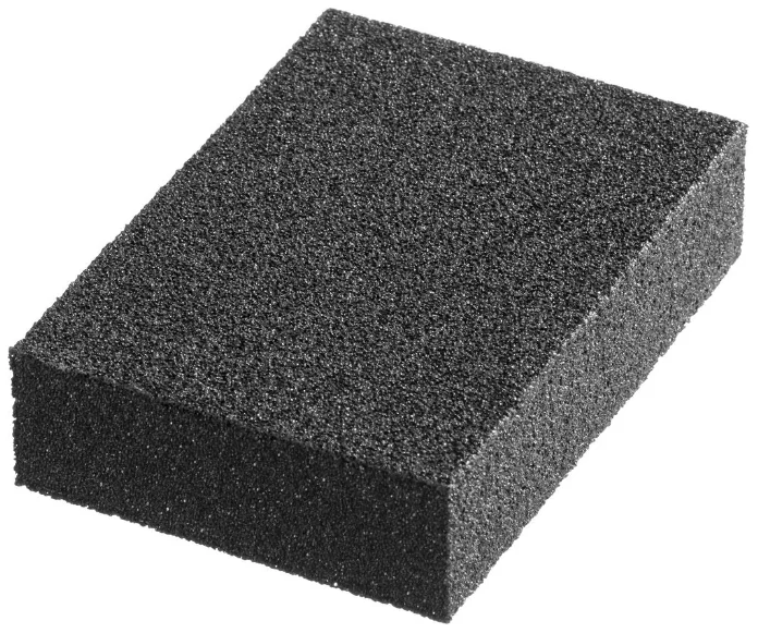 Губка шлифовальная четырехсторонняя Р80 100х68х26мм ЗУБР МАСТЕР 35611-080