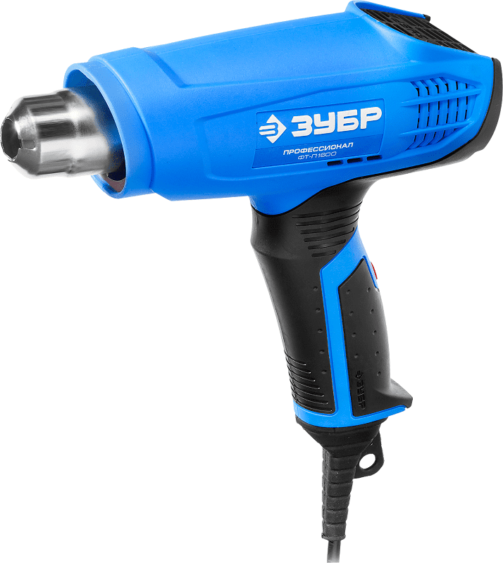 Фен строительный 1600Вт ЗУБР ФТ-П1600 80105