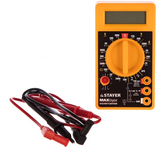Мультиметр STAYER MAXdigital цифровой 45306