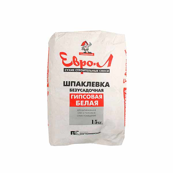 Шпаклевка полимерная финишная белая 5кг ЕВРО-Л