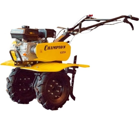 Мотоблок CHAMPION ВC8724  (7л.с, 212сс, 3F/1R, шир. 80см, глуб. 30см, 3,6л, 76кг, колеса)