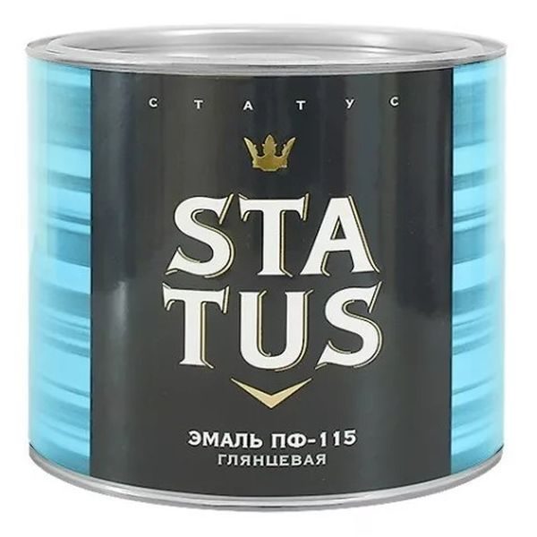 Эмаль синяя 0,8кг STATUS ПФ-115