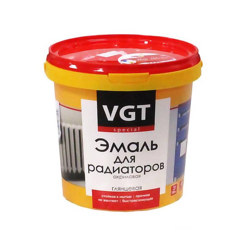 Эмаль для радиаторов 1кг VGT