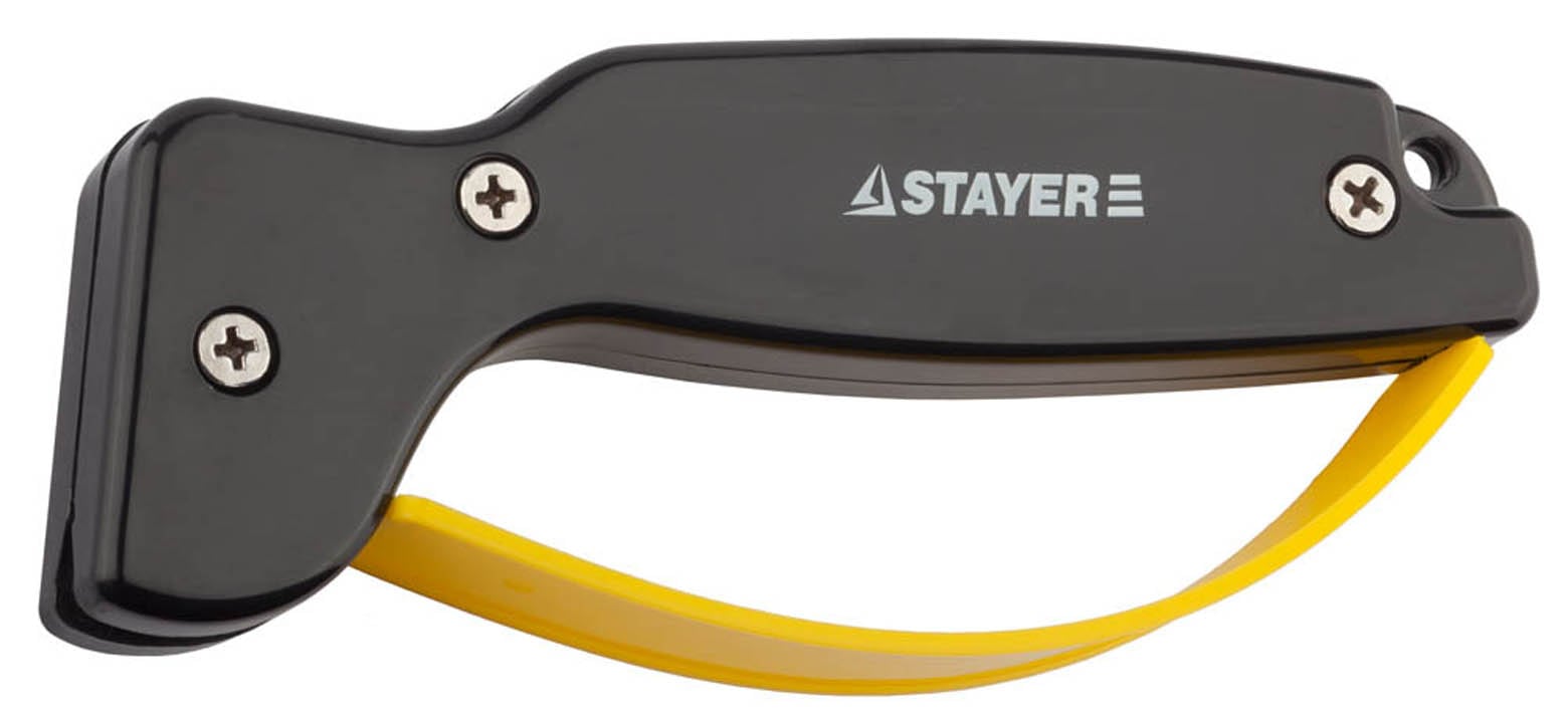 Универсальная точилка для ножей с защитой руки, рабочая часть из карбида STAYER Master 47513