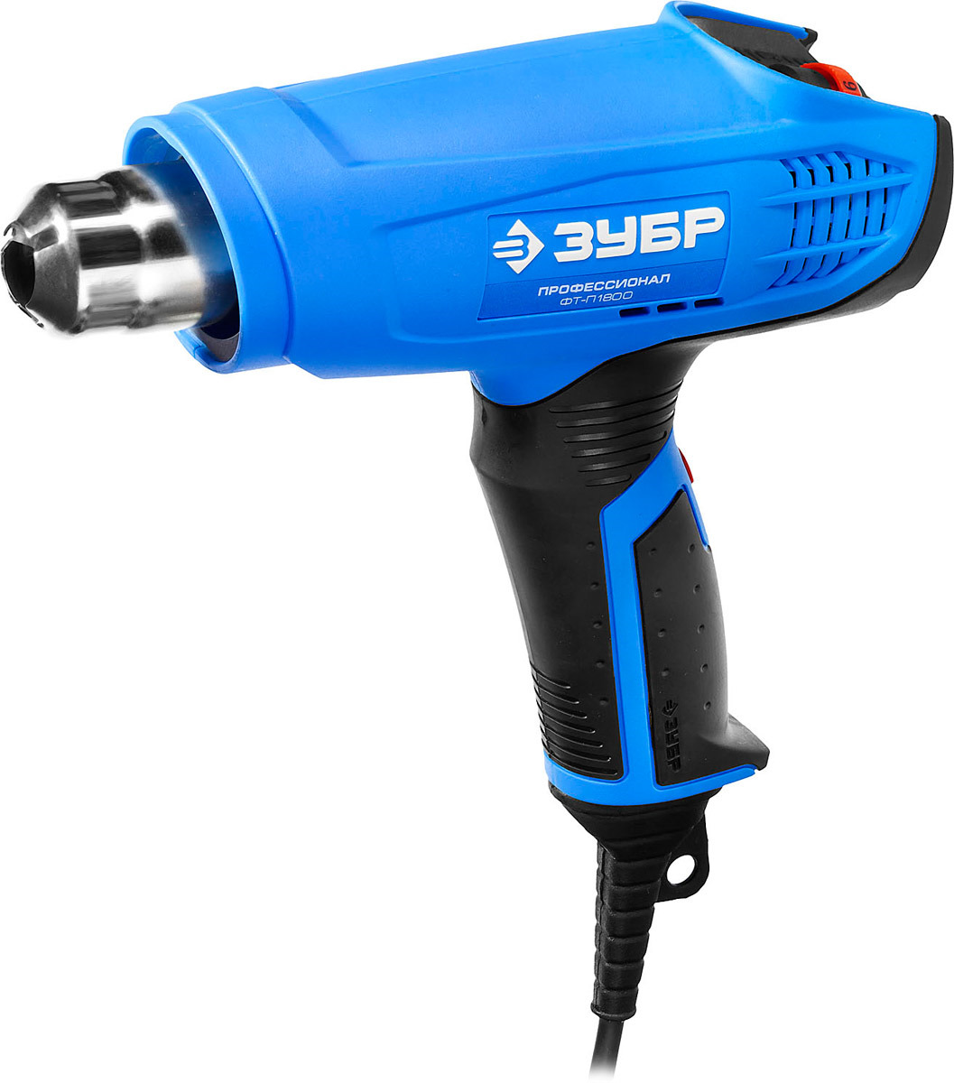 Фен строительный 1800Вт ЗУБР ПРОФЕССИОНАЛ ФТ-П1800 89998