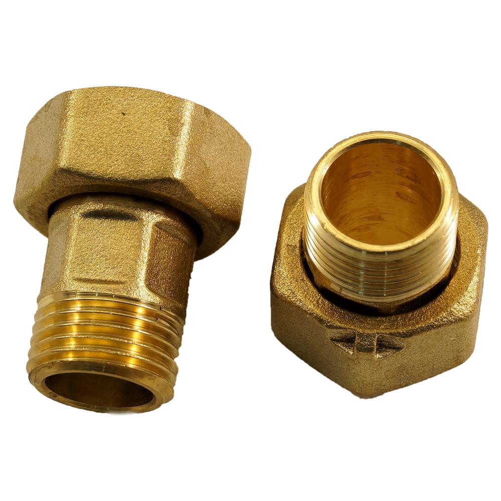 Штуцера для водяного счетчика 1/2" (пара)