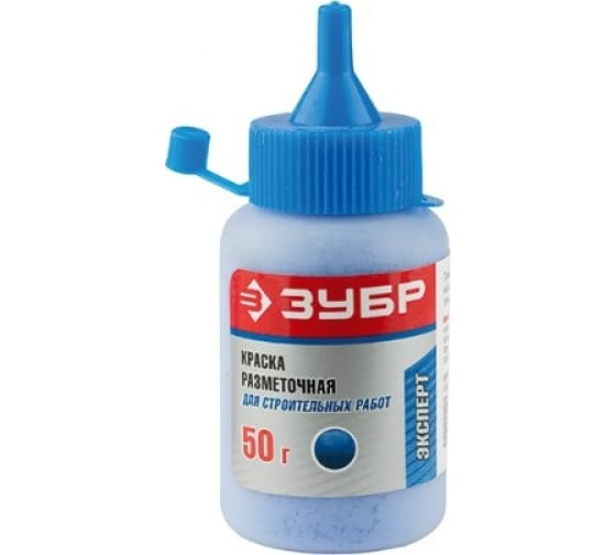 Краска для малярных шнуров синяя 50гр ЗУБР 4-06405-1_z01