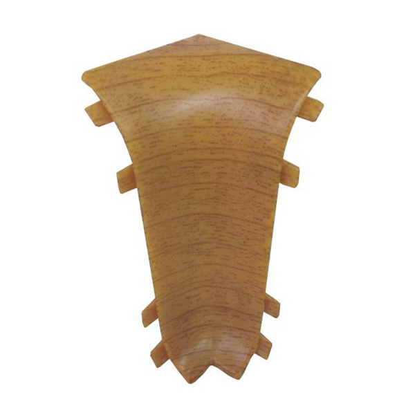 Угол для плинтуса внутренний 55мм дуб К55-201