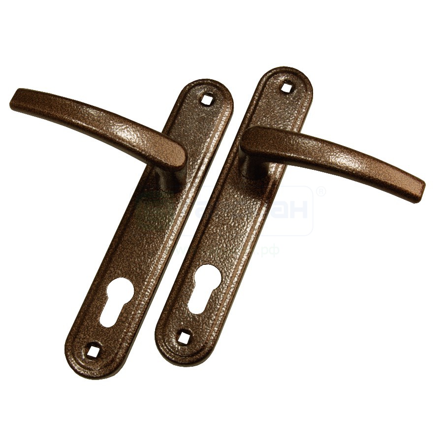 Комплект ручек на планке ГАРДИАН 41.32 медь 3971