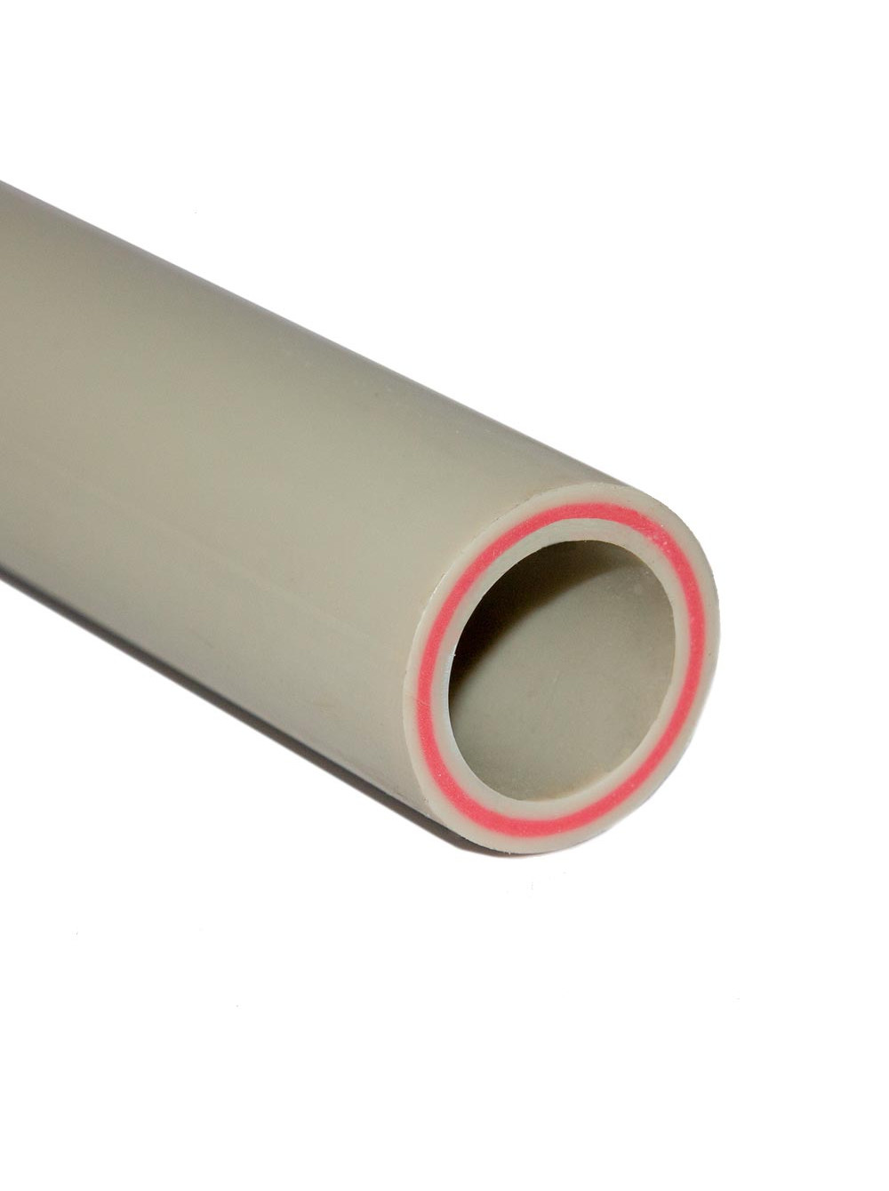 Труба PP-R армированное стекловолокно серая 32мм PRO AQUA PN20