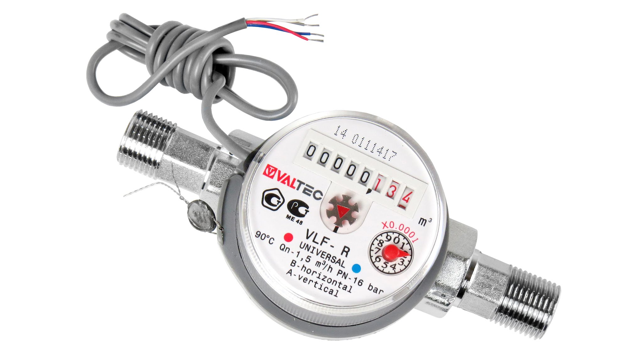 Счетчик воды для холодной и горячей воды VALTEC