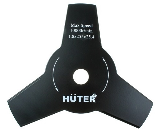 Диск лезвие (нож) для бурьяная 25,4/255мм HUTER GTD-3Т 71/2/10