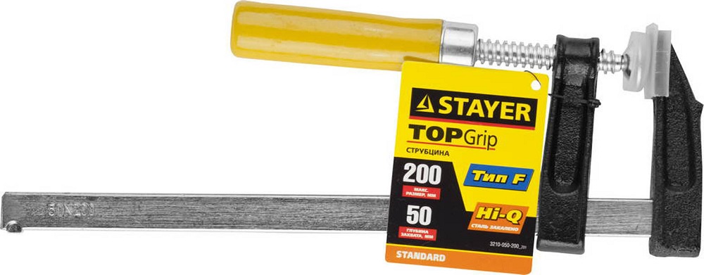 Струбцина F-образная 50х200мм STAYER 3210-050-200_z02