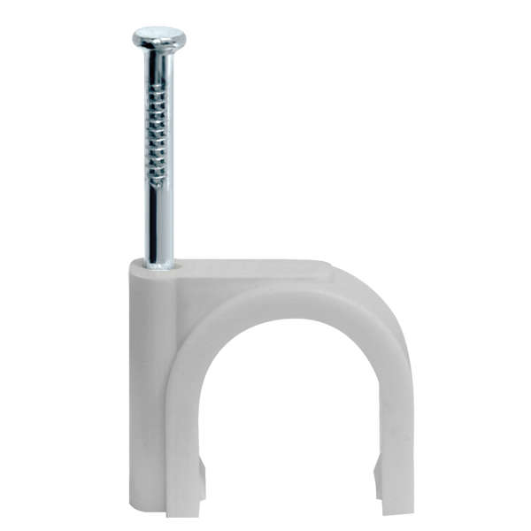 Скоба для кабеля круглая 4мм 50шт NAVIGATOR NCR-04-50