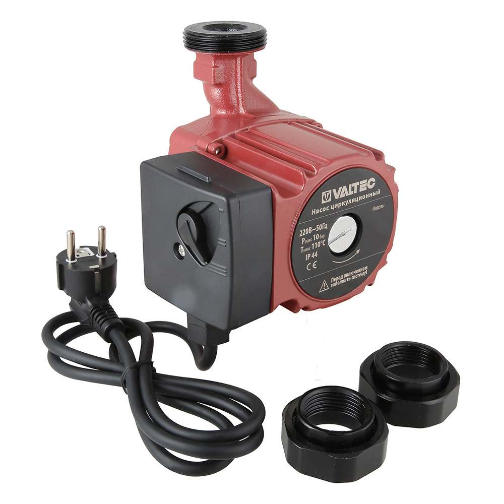 Циркуляционный насос с гайками 72Вт 4м VALTEC VRS 25/4-180