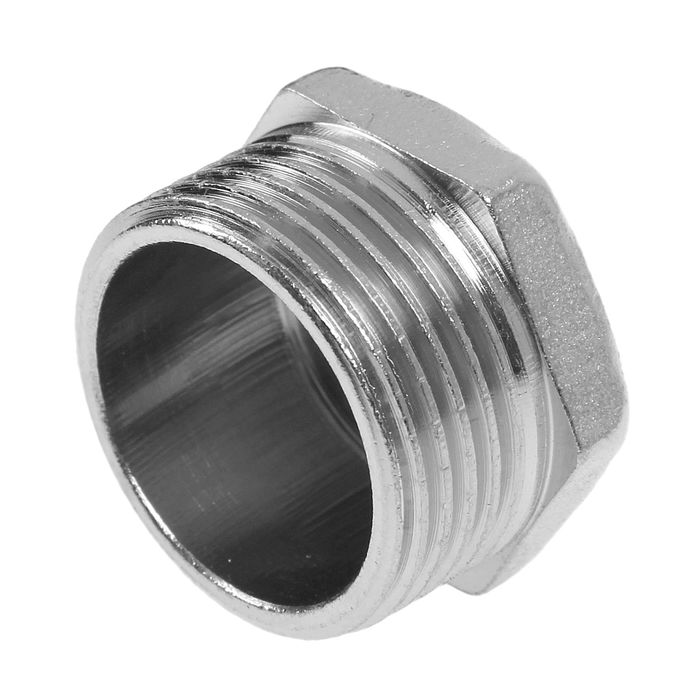 Заглушка 3/4'' наружная резьба TIM никель