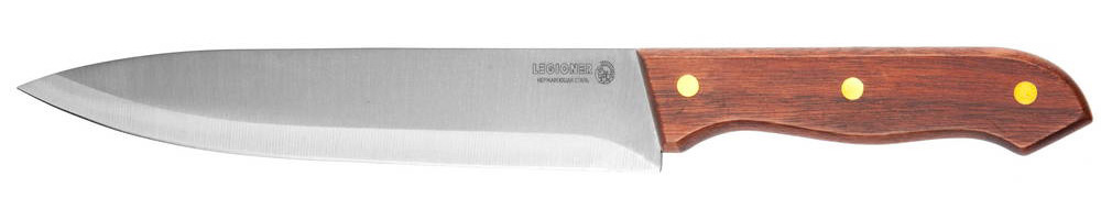 Нож шеф-повара с деревянной ручкой нержавеющее лезвие 200мм LEGIONER GERMANICA 47843-200_z01