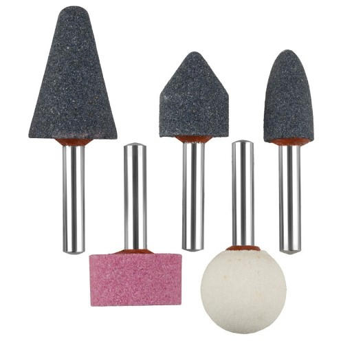 Шарошки абразивные по камню для дрелей 6мм 5 шт ЗУБР 35994-Н5