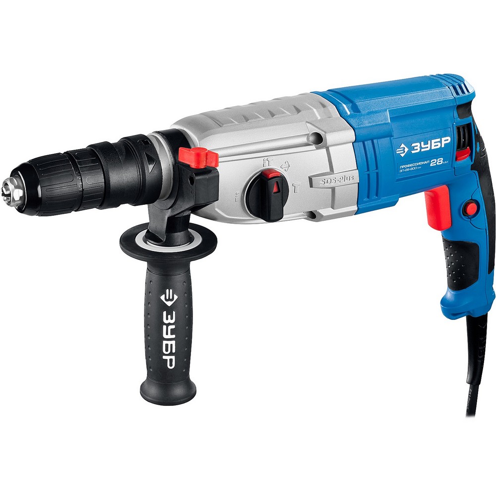 Перфоратор SDS-Plus 800Вт ЗУБР ЗП-28-800 КМ 63628
