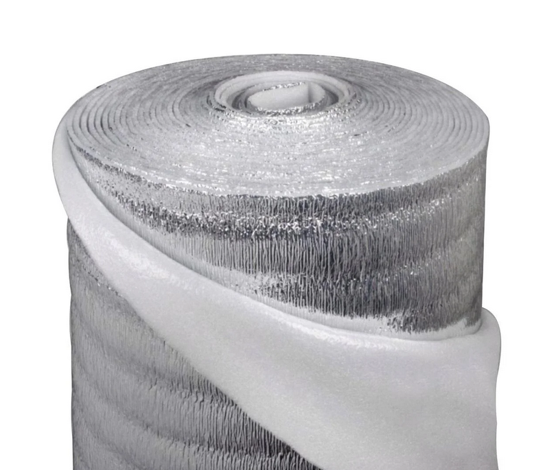 Вспененная теплоизоляция фольгированная 2мм, 30м2 ИЗОКОМ ЛФ 181017