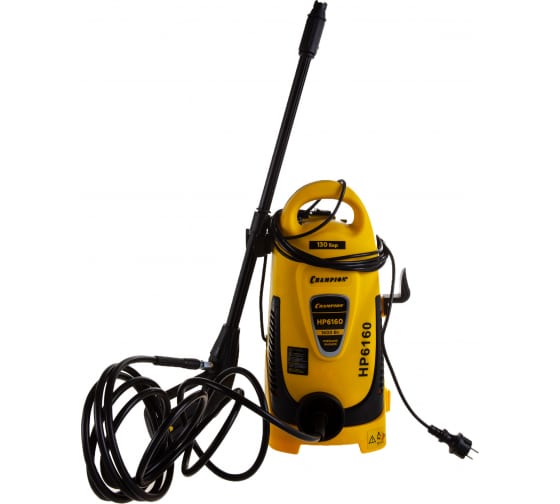 Мойка высокого давления CHAMPION HP6160 (1,6кВт, 85бар, темп 60С, 6л/мин, 5,72кг)