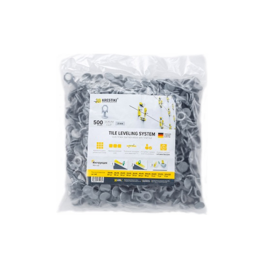 Крестики 3D Eco Light (Prime) Зажимы 1мм (500шт)