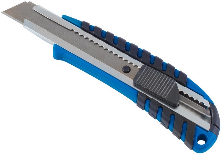 Нож с сегментированным лезвием и автоблокировкой 18мм РемоКолор Basic-auto 19-0-311
