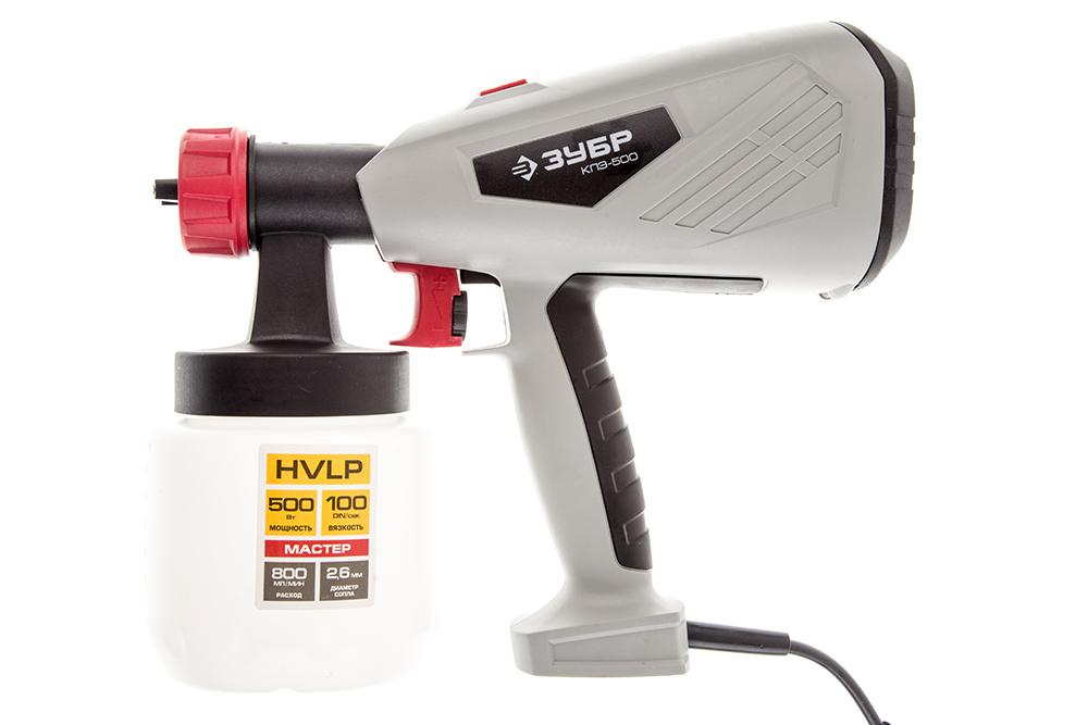 Краскопульт электрический с нижним бачком 500Вт ЗУБР КПЭ-500 00997