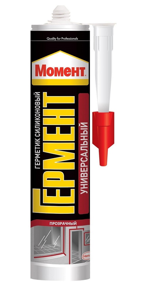Герметик силиконовый универсальный прозрачный МОМЕНТ 280мл