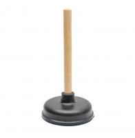 Вантуз цилиндр. большой с дер. ручкой (Д140мм)