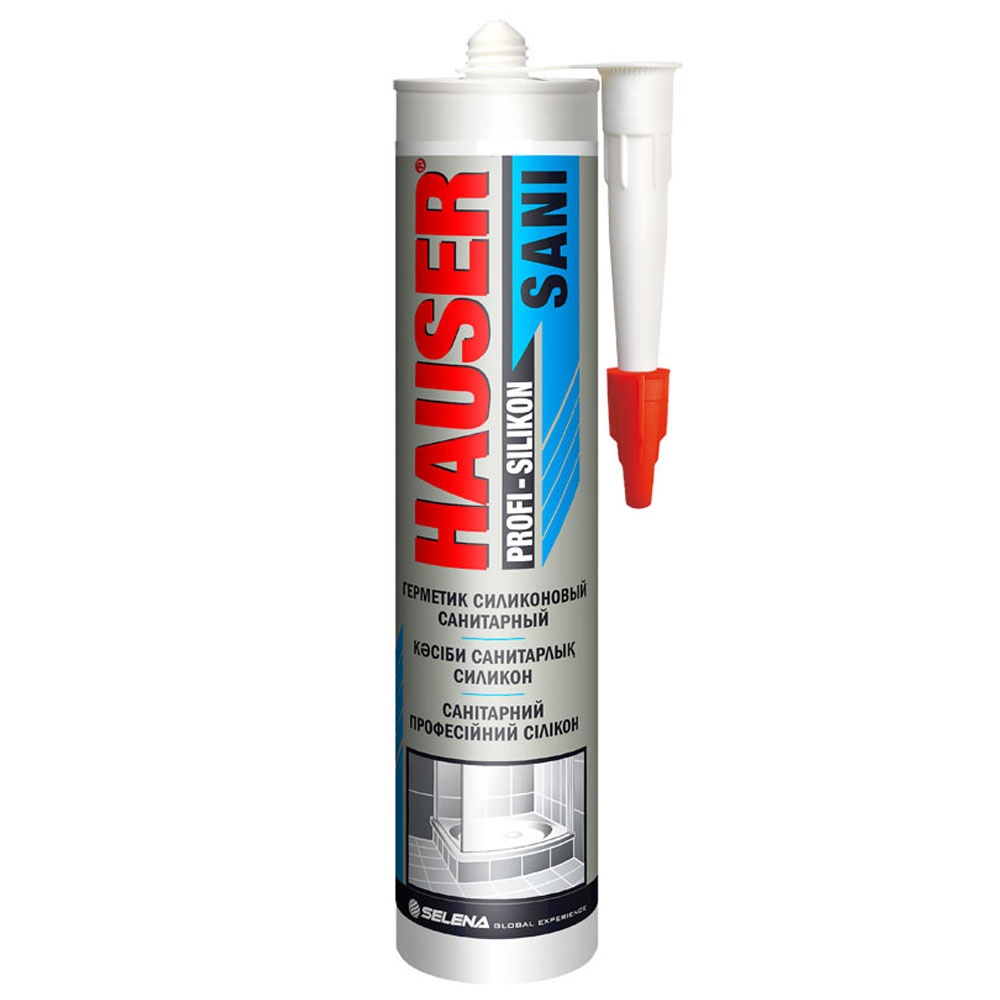 Герметик силиконовый санитарный белый TYTAN HAUSER SANI 260мл 145795