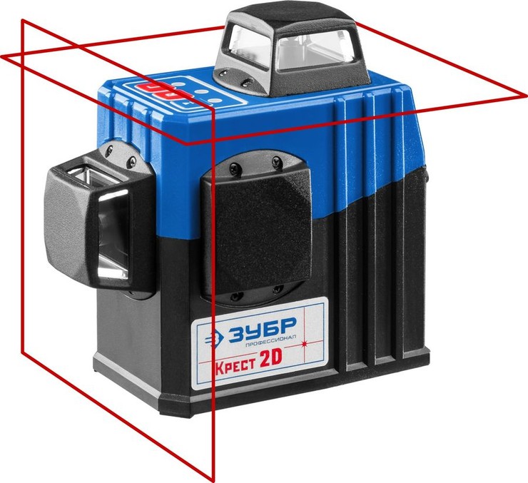 Лазерный нивелир 20-70м ЗУБР КРЕСТ-3D 34908 А1521