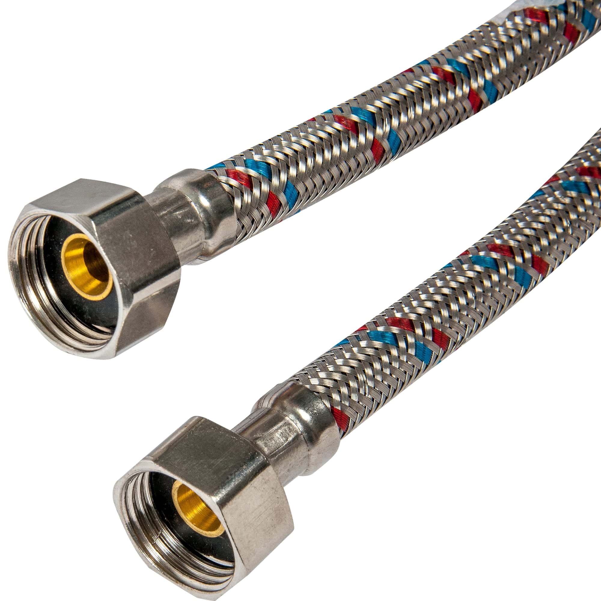 Подводка гибкая для воды в силиконе 0,4м гайка/гайка TIM 88415