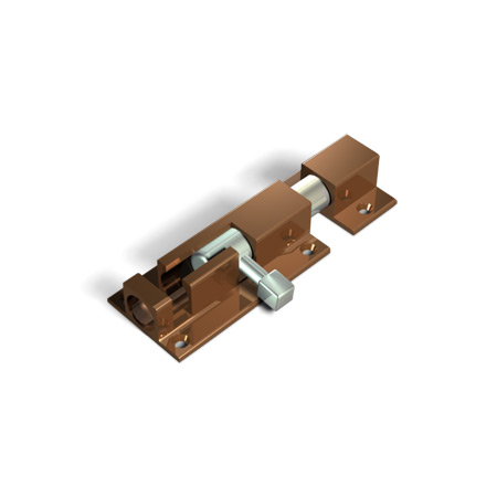 Шпингалет накладной алюминевый 60мм бронза APECS DB-05-60-AB 2409