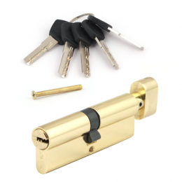 Личинка с механизмом постоянного ключа 90мм(45х45мм) золото AVERS ZC-90-С-G 9642