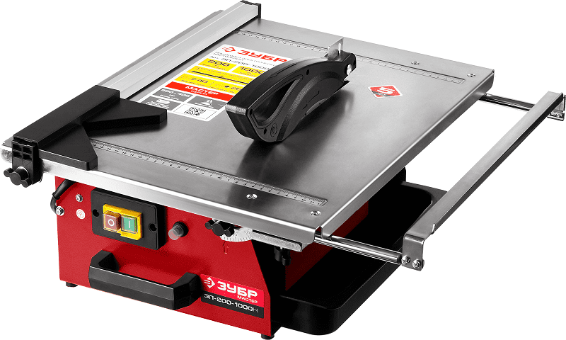 Плиткорез электрический 1000Вт, диск 200мм ЗУБР ЭП-200-1000Н