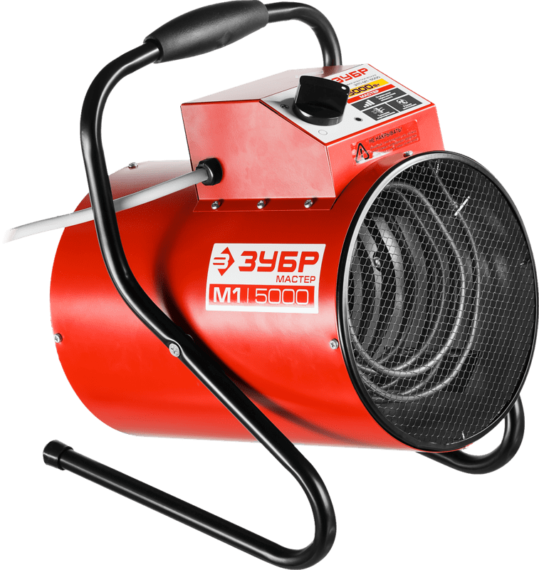 Пушка тепловая электрическая круглая 4,5/3кВт 220В ЗУБР МАСТЕР КОМПАКТ ЗТП-М1-5000 код92677