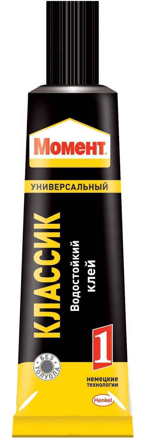 Клей МОМЕНТ КЛАССИК универсальный водостойкий желтый 30мл